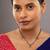 multicolor silver mangalsutra with blue stone gold chain