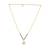 white silver mangalsutra with black bead chain pendant