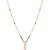 white silver mangalsutra with gold plated bead pendant