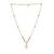 white silver mangalsutra with gold plated bead pendant