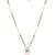 white tone silver mangalsutra with gold pendant and black beads