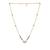 white silver mangalsutra with gold accent black bead pendant