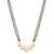 white silver mangalsutra with traditional bead work