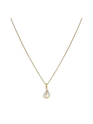 gold-plated sterling silver minimal round pendant set 3