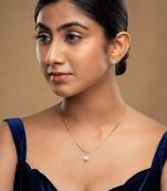 gold-plated sterling silver floating halo pendant set
