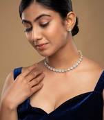 white silver necklace set with gold plated pendant design
