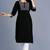 black rayon kurti with ethnic sequin work