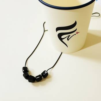 Black color fashion necklace 2