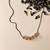 Brown color fashion necklace