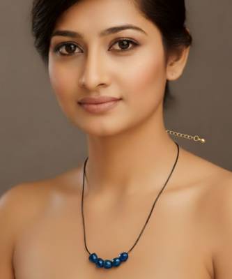 Blue color fashion necklace 1