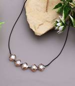 Brown color fashion necklace