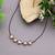 Brown color fashion necklace