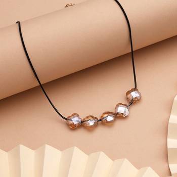 Brown color fashion necklace 2