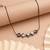 Grey color fashion necklace