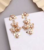 Gold color anti tarnish earrings