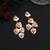 Gold color anti tarnish earrings