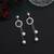 Silver color anti tarnish earrings