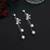 Silver color butterfly design anti tarnish earrings