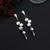 Silver color anti tarnish earrings