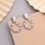 Silver color anti tarnish earrings
