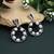 Silver color anti tarnish earrings