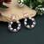 White color anti tarnish earrings