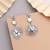 Silver color anti tarnish earrings