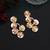 Gold color anti tarnish earrings