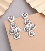 Silver color anti tarnish earrings