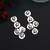 Silver color anti tarnish earrings