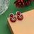 Maroon color anti tarnish earrings