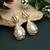 White color anti tarnish earrings