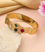 Multi color openable american diamond bracelet