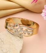 Gold color openable anti tarnish bracelet