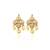 Elegant kundan pearl choker necklace set with matching earrings traditional gold finish jewelry by treemoda