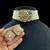 Royal kundan & pearl choker necklace set with square motif traditional gold finish jewelry by treemoda