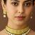 Elegant geometric kundan choker necklace with matching earrings traditional gold finish jewelry by treemoda