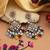 Multi color kundan earrings