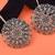 Silver color oxidised earrings