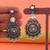 Silver color oxidised earrings