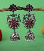 Rani color oxidised earrings