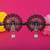 Maroon color oxidised earrings
