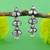 Silver color oxidised earrings