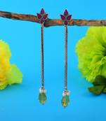 Multi color oxidised earrings