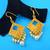 Gold color fashion earrings