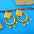 Gold color fashion earrings