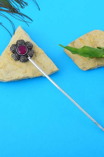 Rani color oxidised hair pin