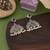 Blue color oxidised earrings