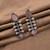Pink color oxidised earrings