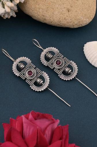 Rani color oxidised earrings
